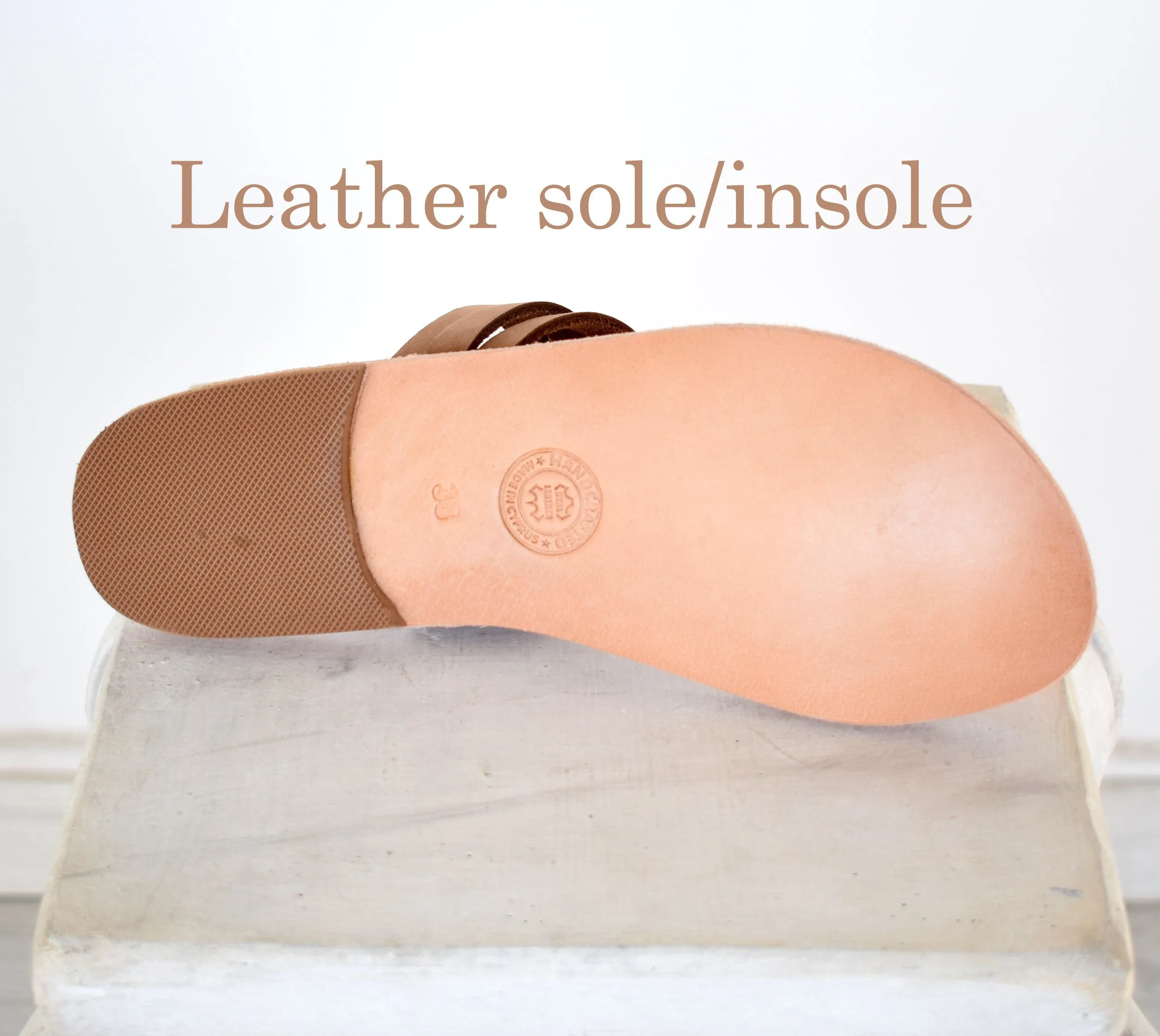 Ancient Greek leather sandals/ gladiator thong sandals/ handmade leather shoes/ roman greek style/ t-strap sandals with toe ring