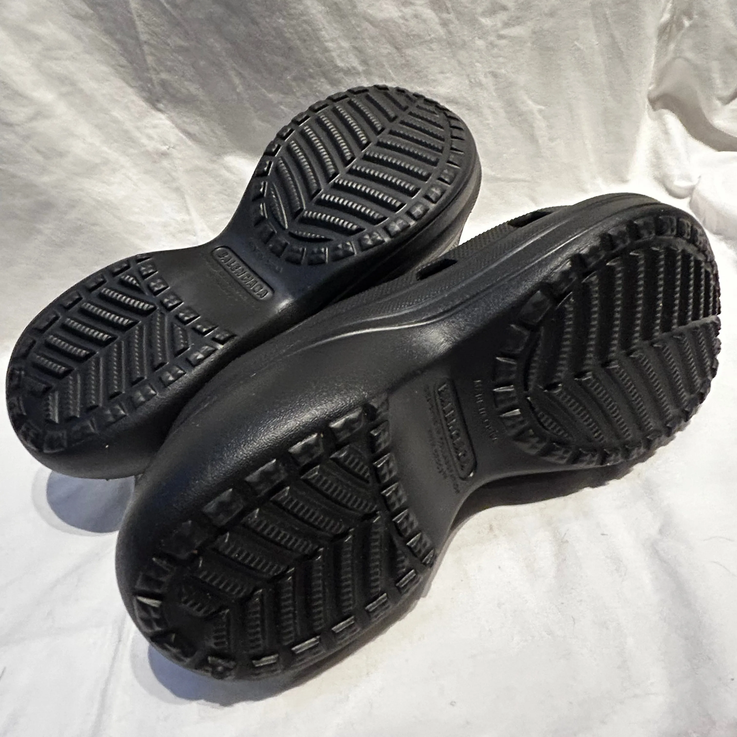 Balenciaga Brand New £460 Black Pool Crocs Flatbed Slide Sandals 41