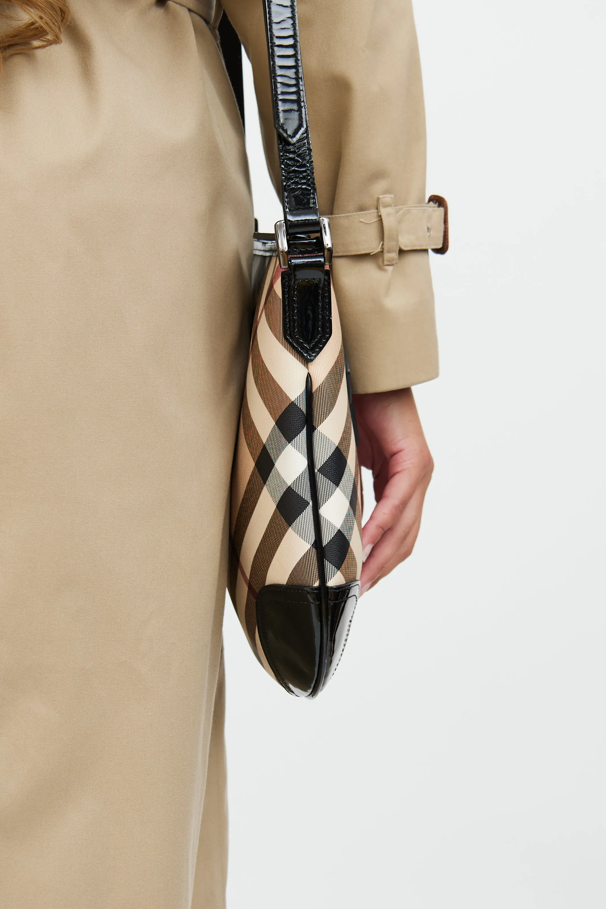 Beige Nova Check Dryden Bag