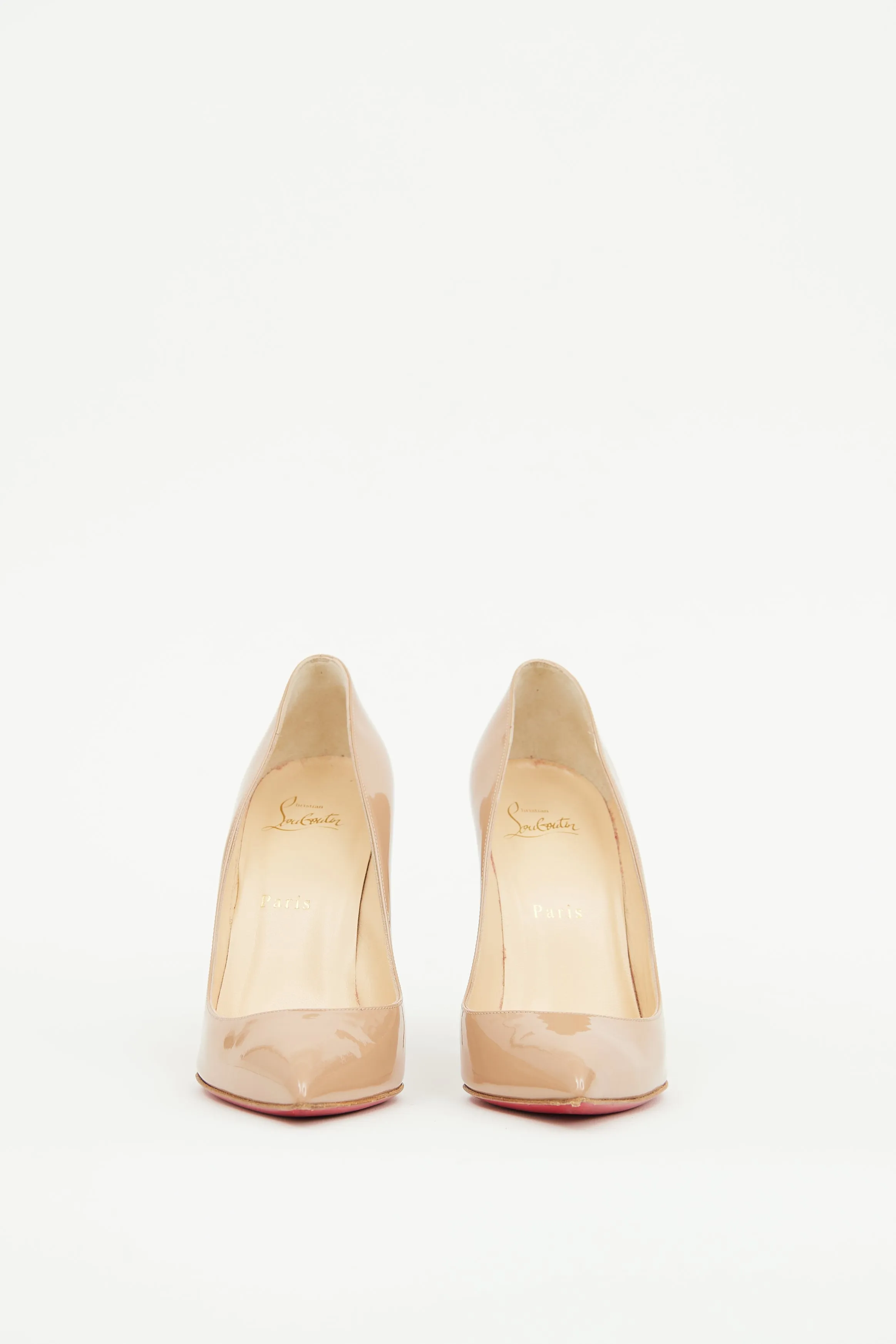 Beige Patent Pigalle Follies Pump