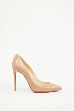 Beige Patent Pigalle Follies Pump