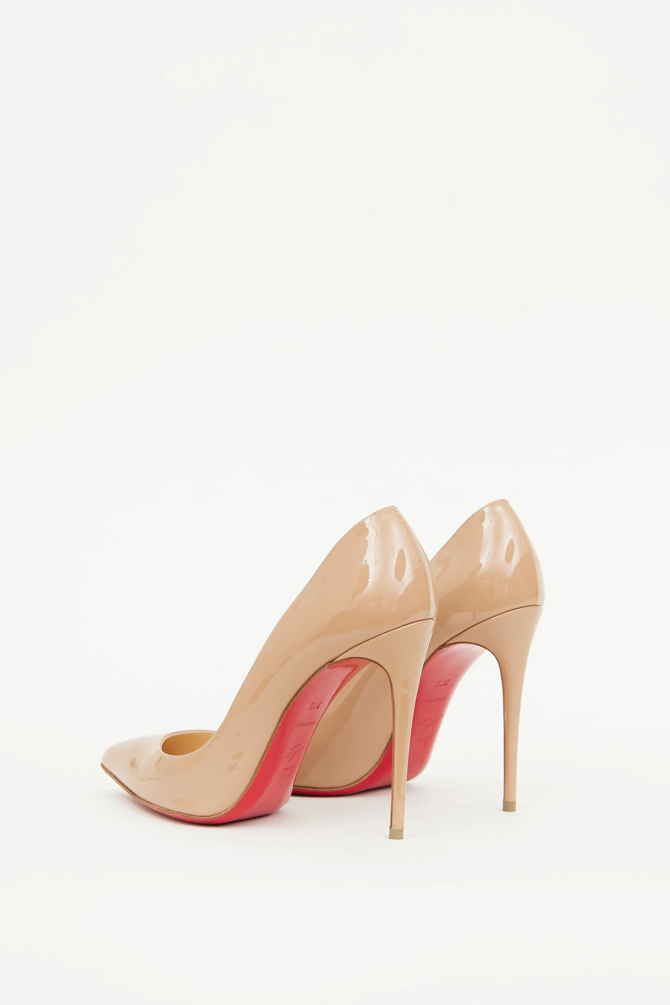 Beige Patent Pigalle Follies Pump