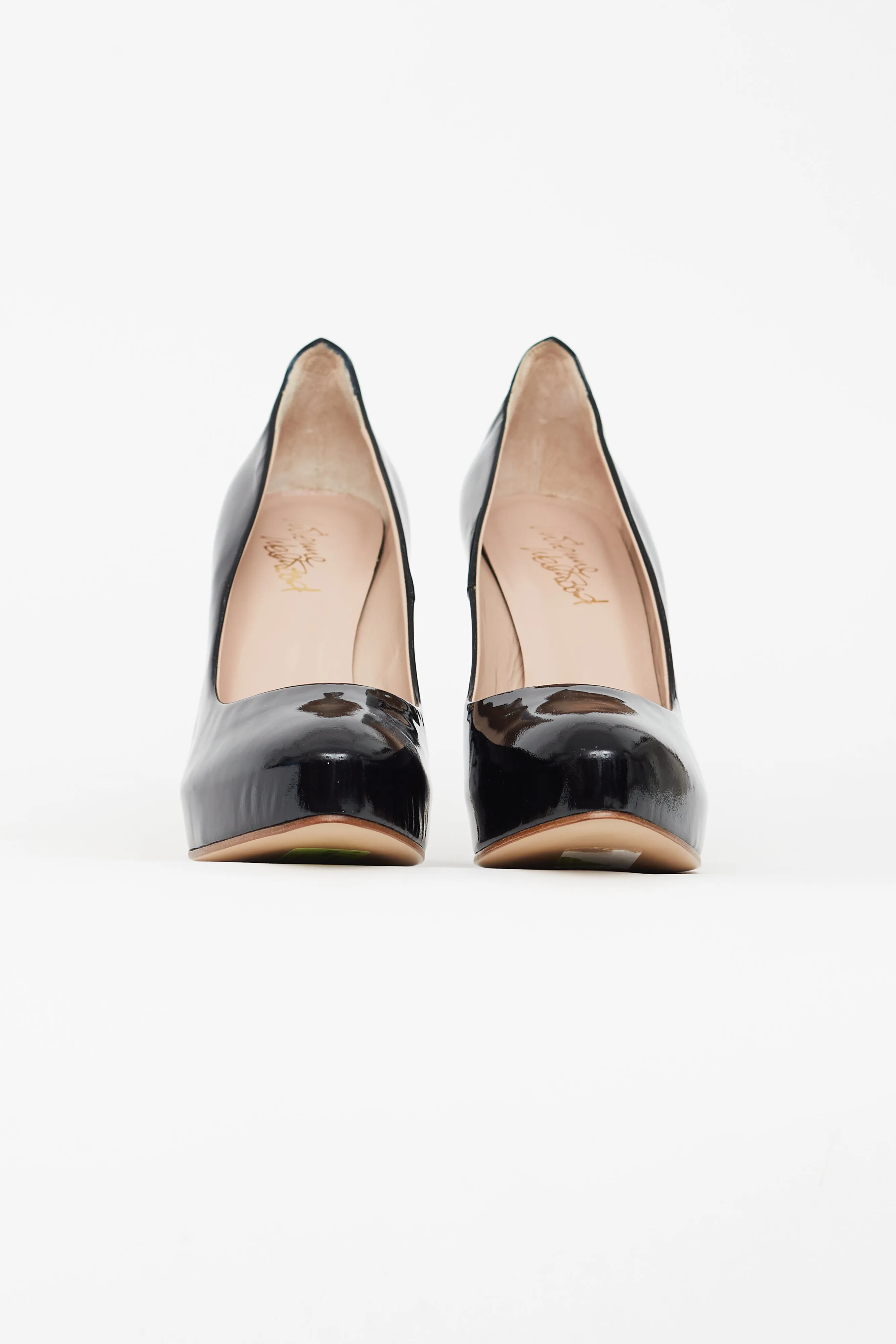 Black Patent Leather Orb Pump