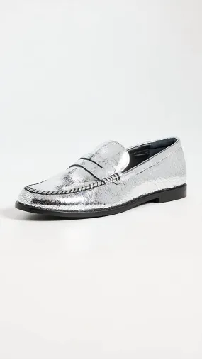 Blanket Stitch Loafers
