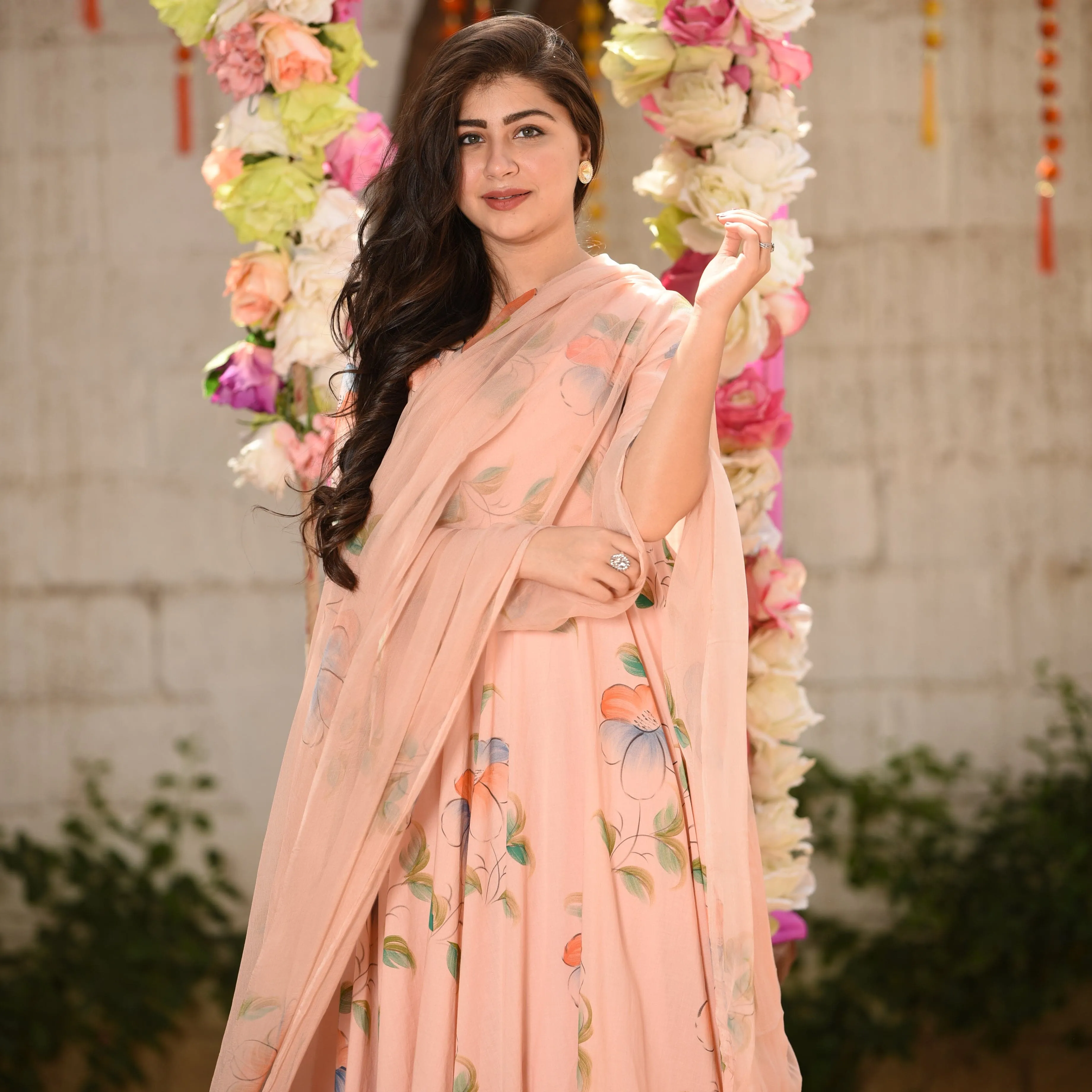 Bunaai Multi Color Cotton Dress