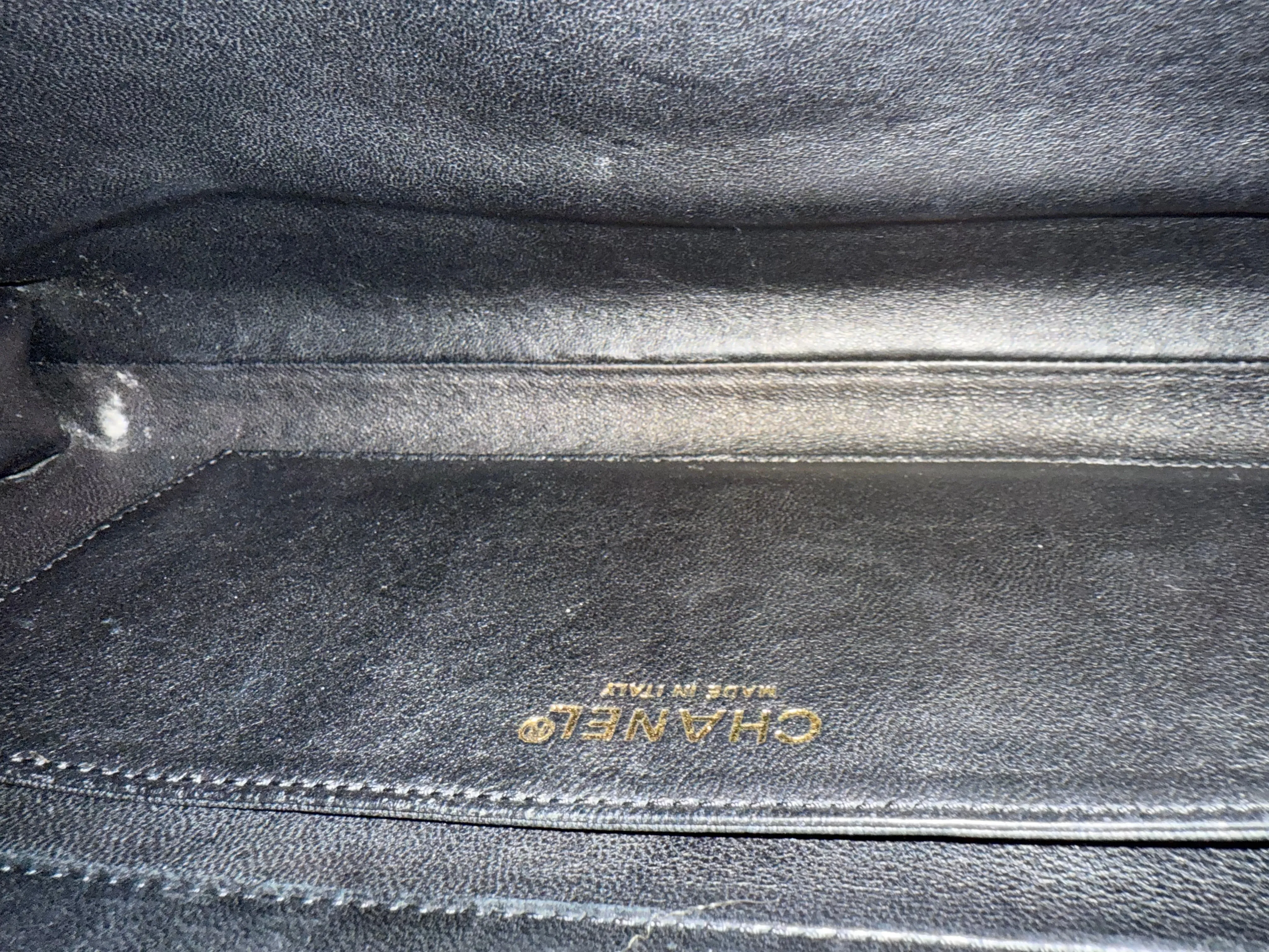 Chanel Chocolate Bar Patent Clutch