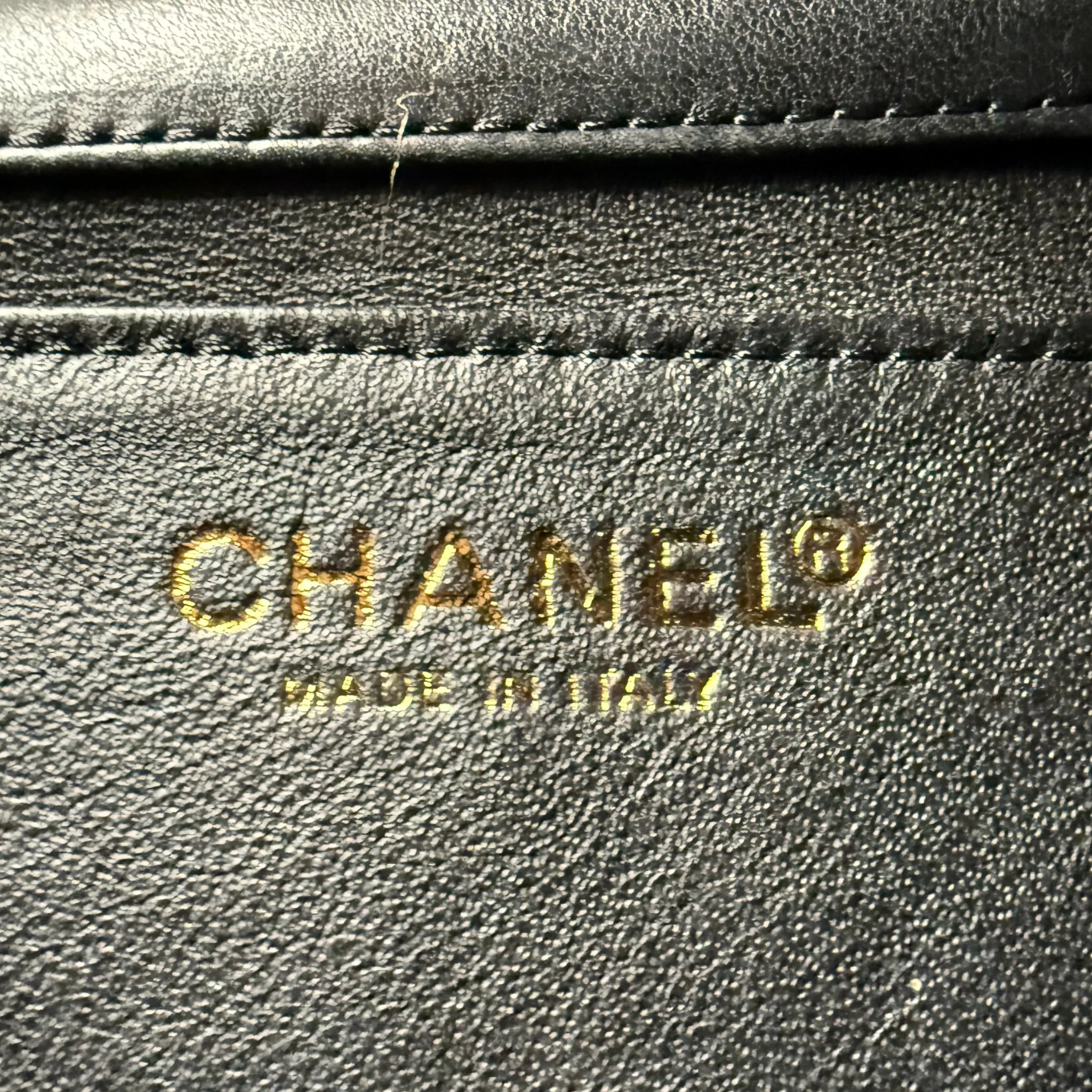 Chanel Chocolate Bar Patent Clutch