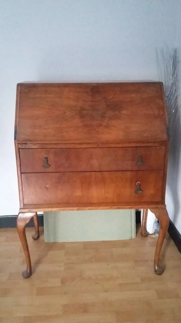 Custom listing for Sharon. Hand painted writing bureau