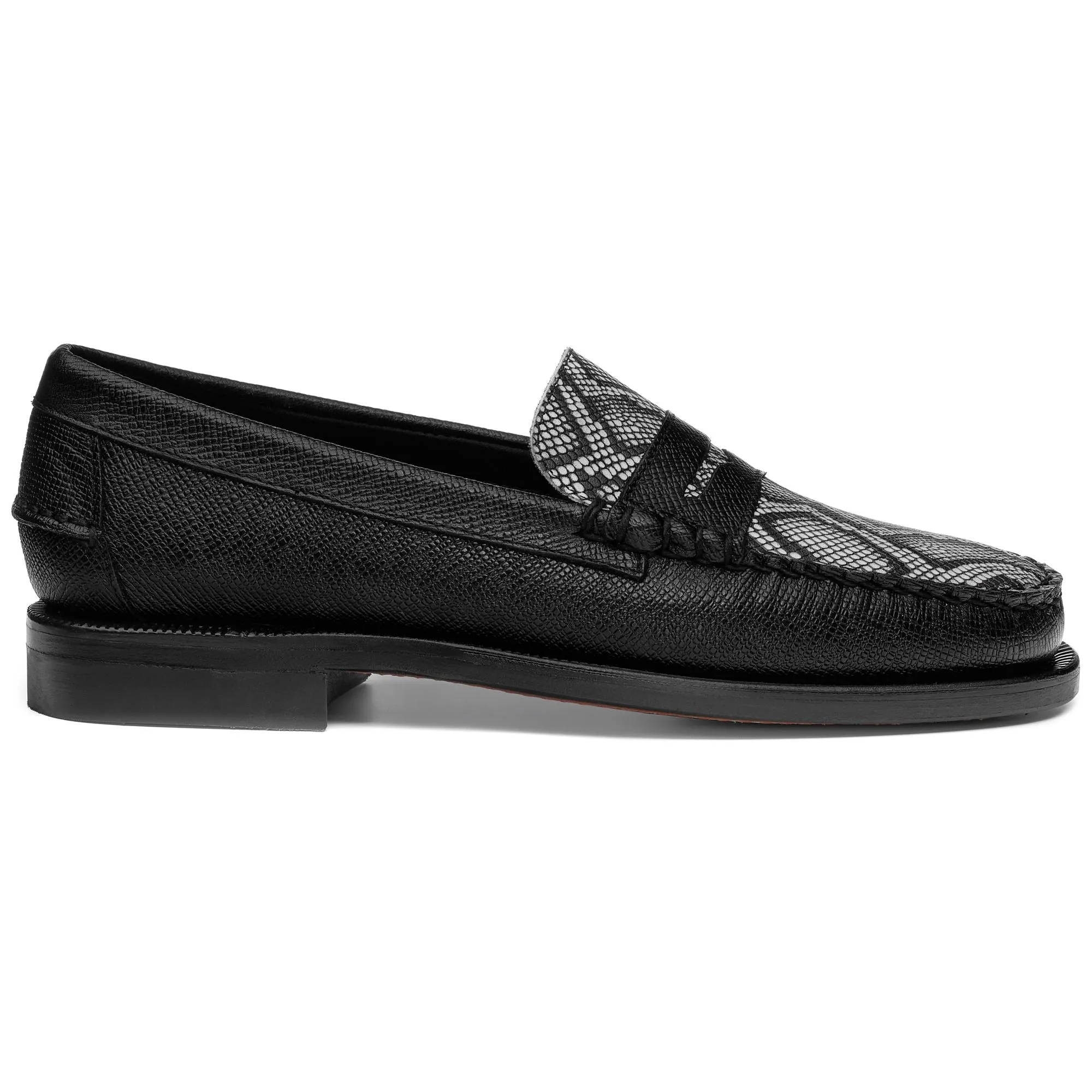DAN PITONE - Moc - Moccasin - Man - BLACK
