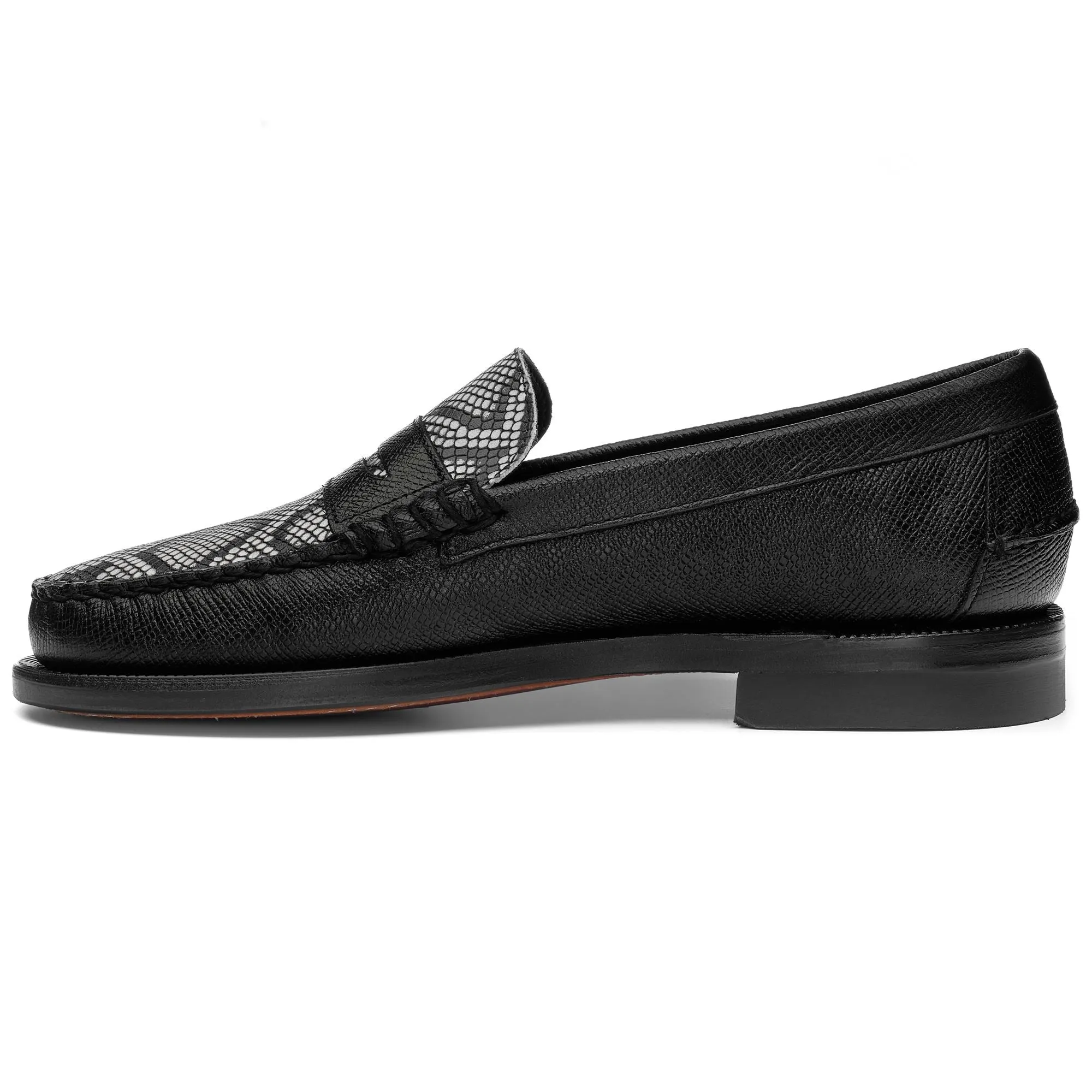 DAN PITONE - Moc - Moccasin - Man - BLACK