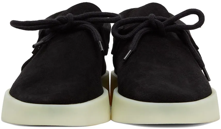 Fear of God Black Suede Moc Loafers