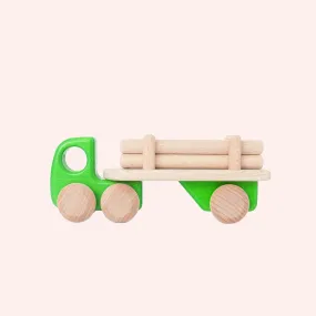 Green Logging Truck
