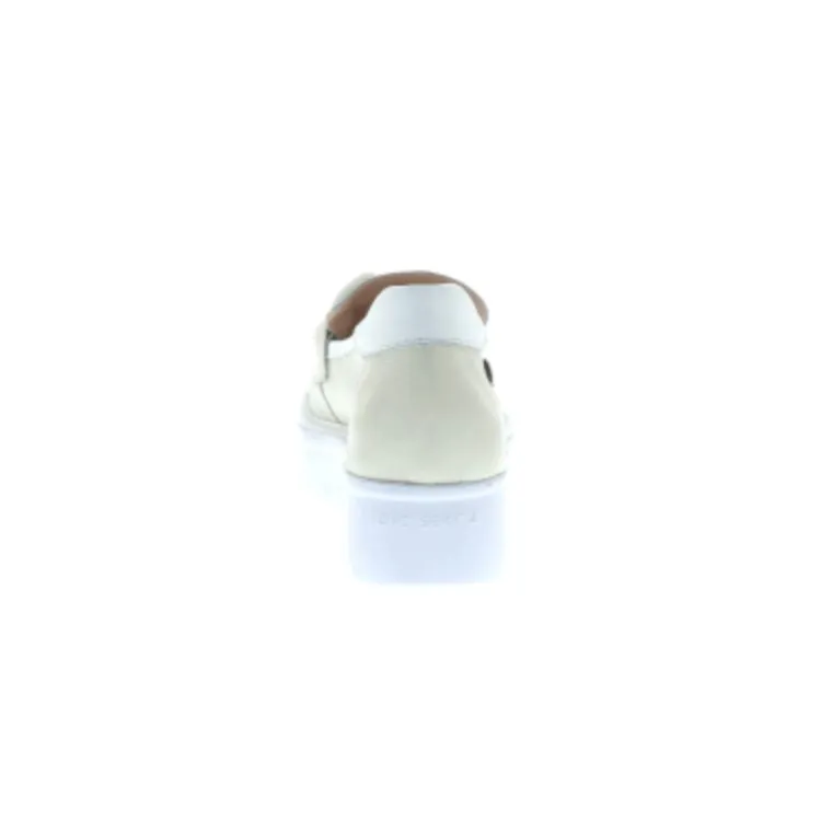 Jose Saenz Natural and White Loafer 4425-BG