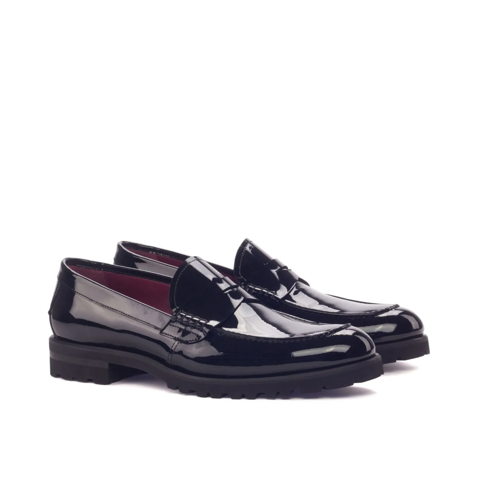 Ladies' Loafer-Patent, Black-Wholesale
