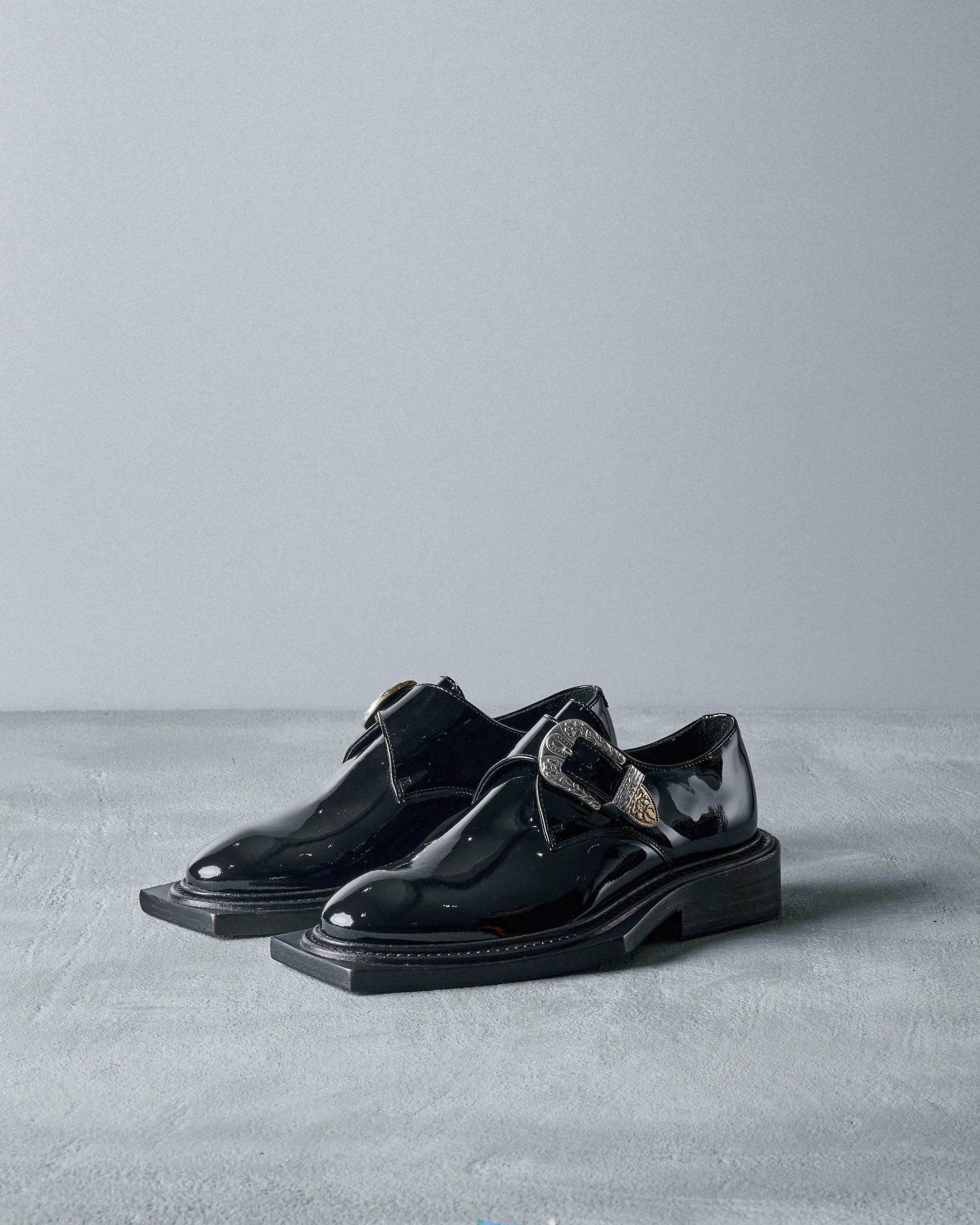 Martine Rose Patent shoom loafer