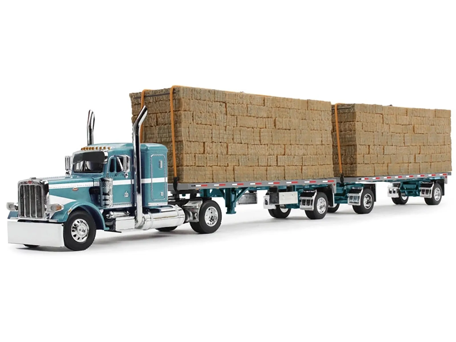 Peterbilt 389 36" Flat Top Sleeper with Utility Dual 28.5'