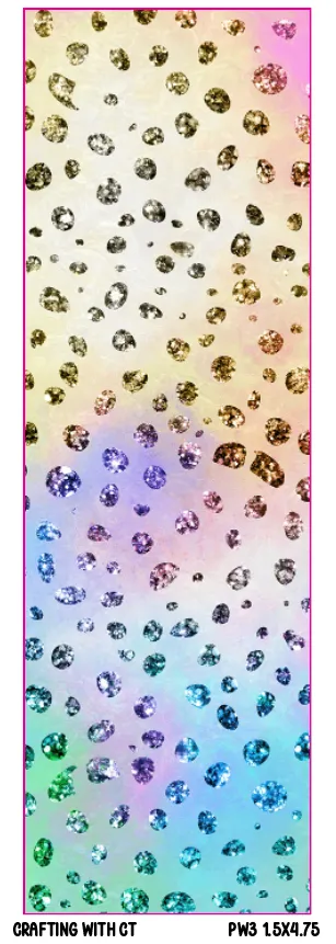 PW3 - Iridescent Cheetah - 1.5x4.75