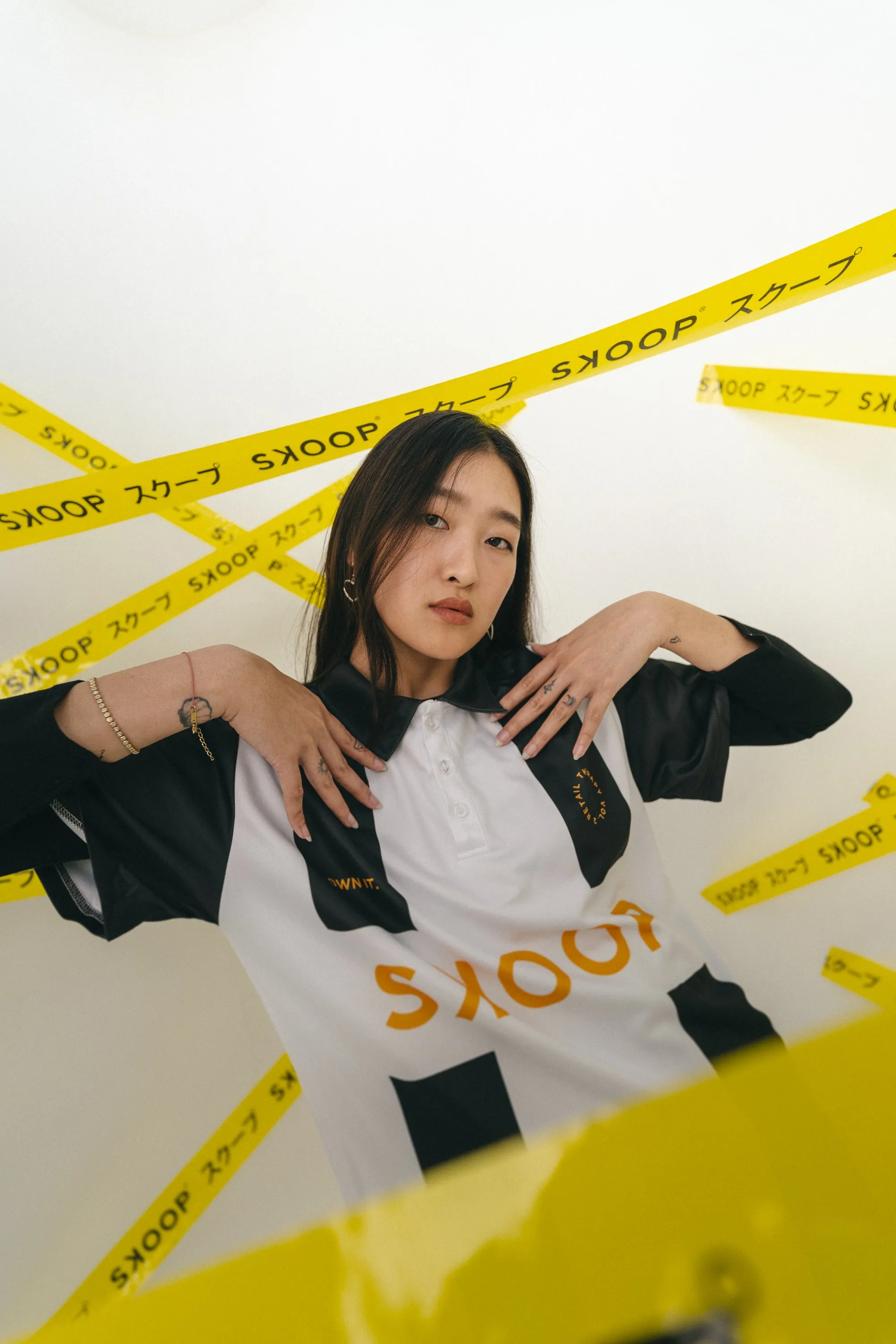 SKOOP® Retail Therapy Caged Polo