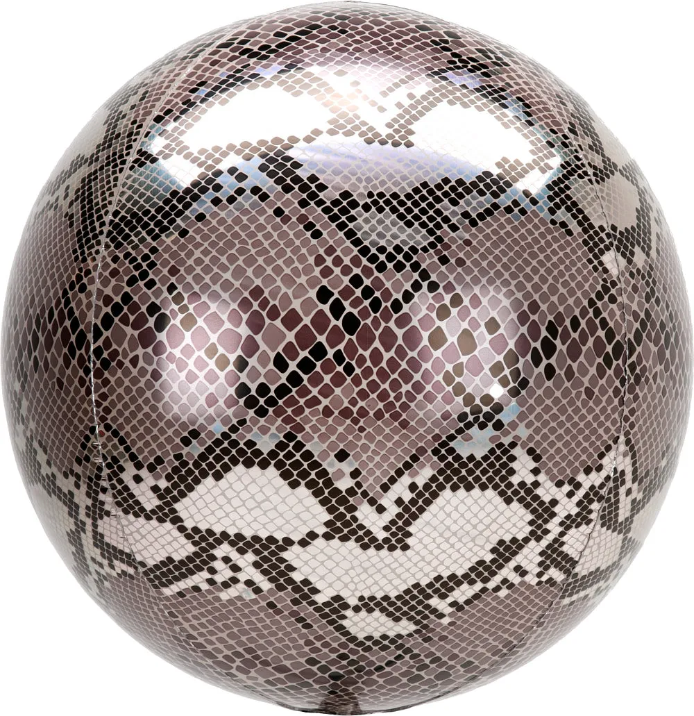 Snake Skin Print Orbz Balloon