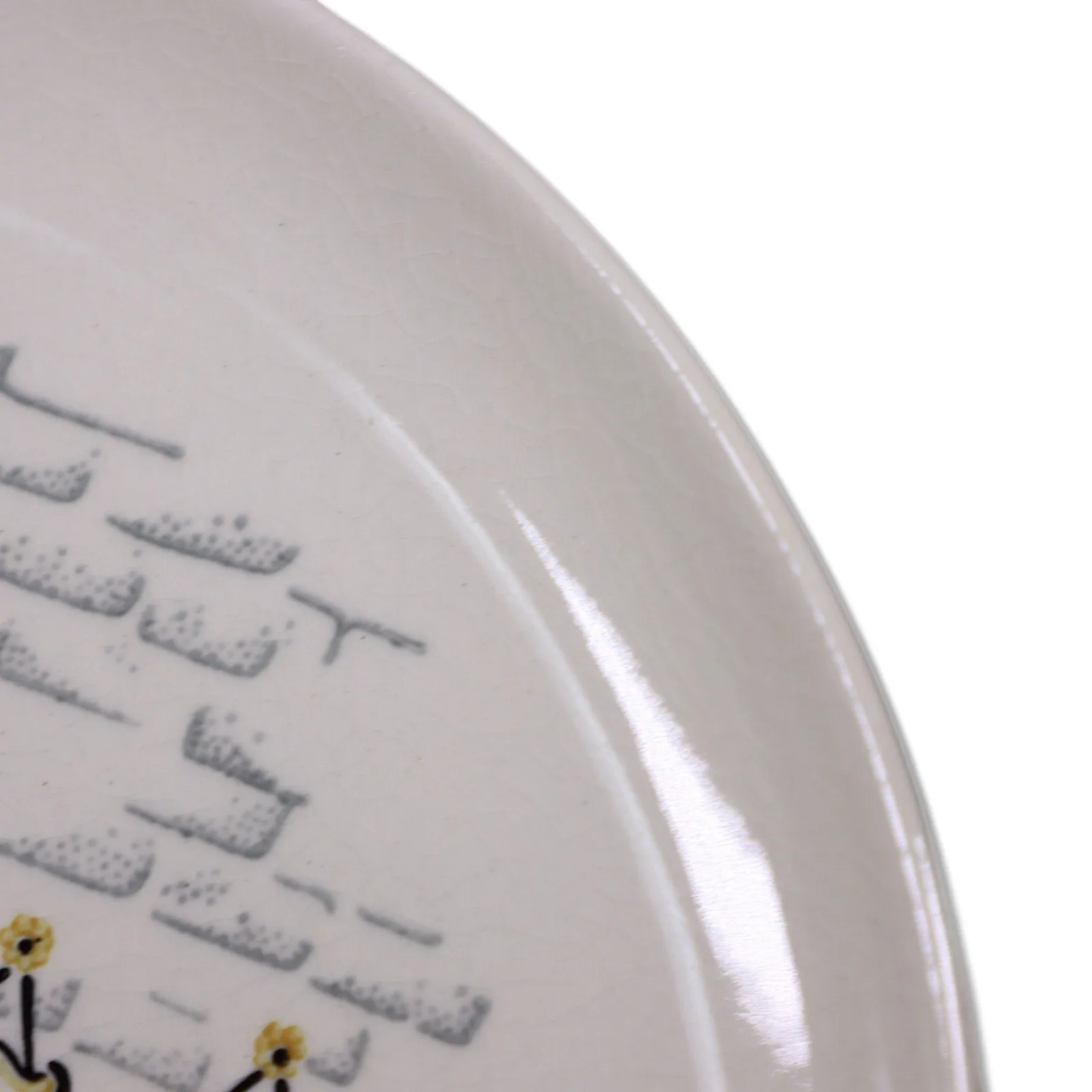 Stetson Mar-crest 3pc Gay 90's Nineties Dinner Plate MCM Vintage 1950's